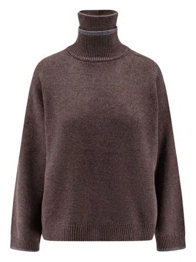 BRUNELLO CUCINELLI BRUNELLO CUCINELLI CASHMERE TURTLE-NECK SWEATER