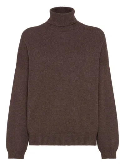 BRUNELLO CUCINELLI CASHMERE TURTLE-NECK SWEATER
