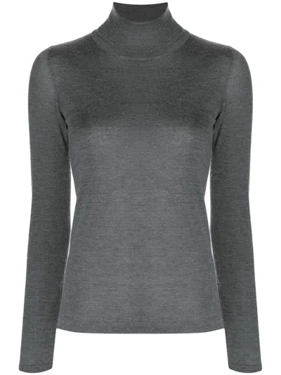 Brunello Cucinelli Cashmere Turtle-neck Sweater In Blue