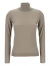 Brunello Cucinelli Sparkling Sweaters And Cardigans Beige In Neutral