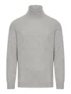 Brunello Cucinelli Turtle-neck Sweater In Gray