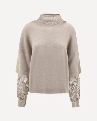 Brunello Cucinelli Cashmere Turtleneck In Gray