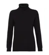 Brunello Cucinelli Cashmere Turtleneck Sweater In Black