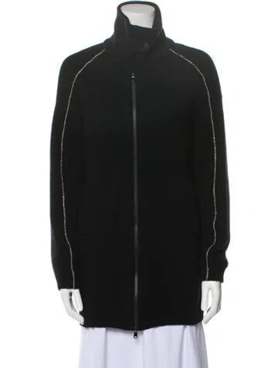 Pre-owned Brunello Cucinelli Cashmere Turtleneck Sweater In Black