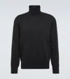 Brunello Cucinelli Lightweight Turtleneck Sweater In Cashmere And Silk In Black
