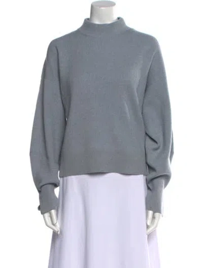 Pre-owned Brunello Cucinelli Cashmere Turtleneck Sweater In Blue