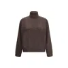 Brunello Cucinelli High Neck Sweater Sweaters And Cardigans Brown In Brown
