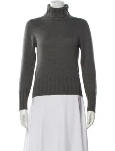 Pre-owned Brunello Cucinelli Cashmere Turtleneck Sweater In Gray