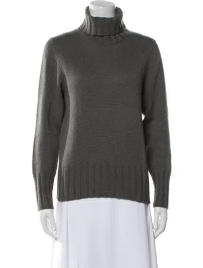 Pre-owned Brunello Cucinelli Cashmere Turtleneck Sweater In Gray