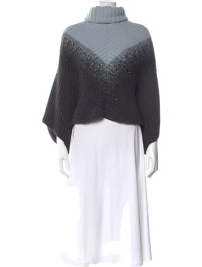 Pre-owned Brunello Cucinelli Cashmere Turtleneck Sweater In Gray