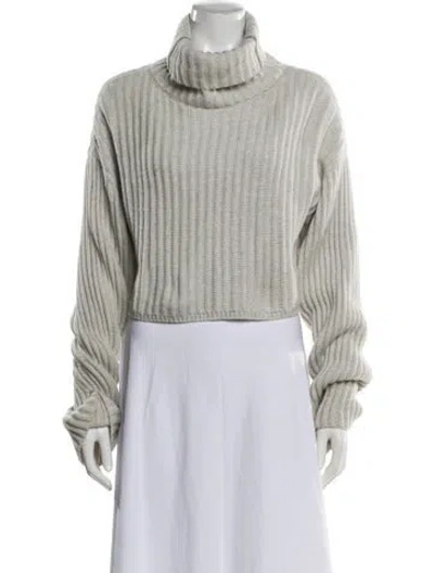 Pre-owned Brunello Cucinelli Cashmere Turtleneck Sweater In Gray