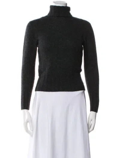 Pre-owned Brunello Cucinelli Cashmere Turtleneck Sweater In Gray