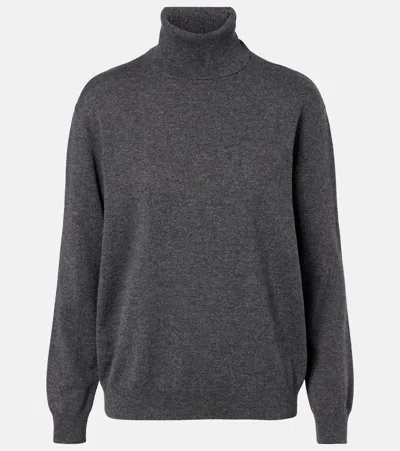 Brunello Cucinelli Cashmere Turtleneck Sweater In Gray