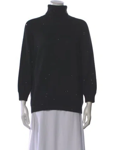 Pre-owned Brunello Cucinelli Cashmere Turtleneck Sweater In Gray