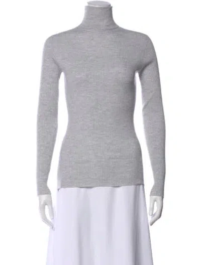 Pre-owned Brunello Cucinelli Cashmere Turtleneck Sweater In Gray