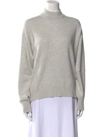 Pre-owned Brunello Cucinelli Cashmere Turtleneck Sweater In Grey
