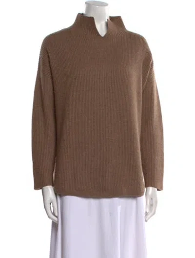Pre-owned Brunello Cucinelli Cashmere Turtleneck Sweater In Neutral