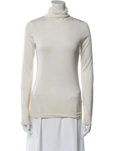 Pre-owned Brunello Cucinelli Cashmere Turtleneck Sweater In Neutral