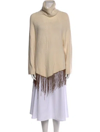 Pre-owned Brunello Cucinelli Cashmere Turtleneck Sweater In Neutral