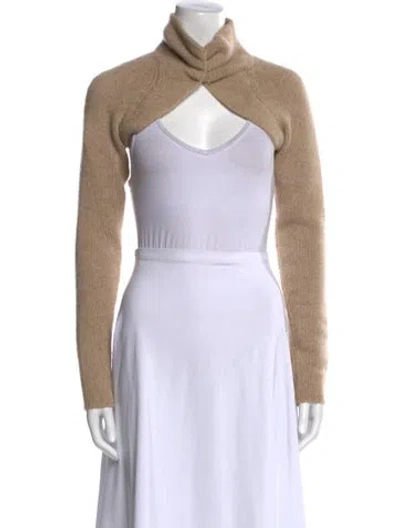 Pre-owned Brunello Cucinelli Cashmere Turtleneck Sweater In Neutral