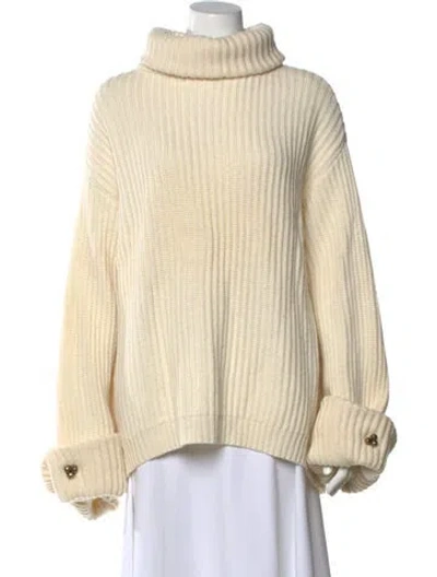 Pre-owned Brunello Cucinelli Cashmere Turtleneck Sweater In Neutral