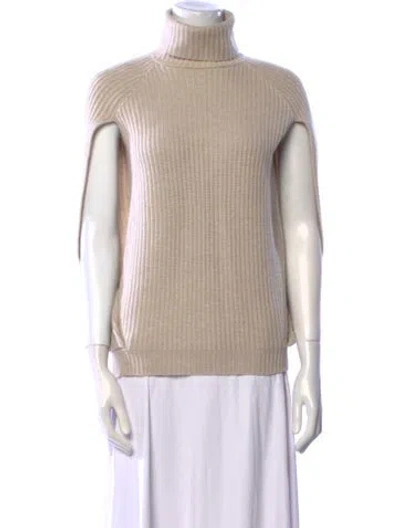 Pre-owned Brunello Cucinelli Cashmere Turtleneck Sweater In Neutral