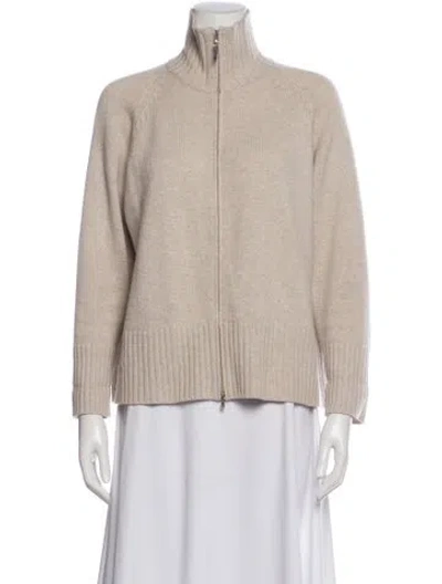 Pre-owned Brunello Cucinelli Cashmere Turtleneck Sweater In Neutral