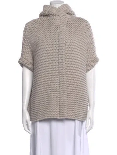 Pre-owned Brunello Cucinelli Cashmere Turtleneck Sweater In Neutral