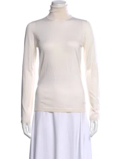 Pre-owned Brunello Cucinelli Cashmere Turtleneck Sweater In Neutral