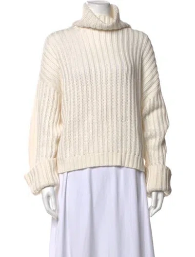 Pre-owned Brunello Cucinelli Cashmere Turtleneck Sweater In Neutrals