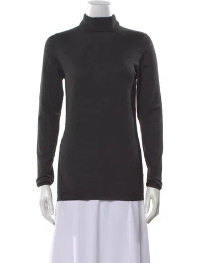 Pre-owned Brunello Cucinelli Cashmere Turtleneck Sweater W/ Tags In Gray