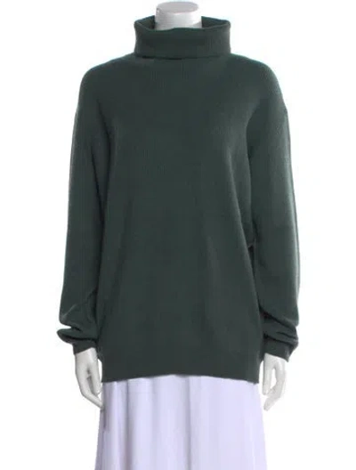 Pre-owned Brunello Cucinelli Cashmere Turtleneck Sweater W/ Tags In Green