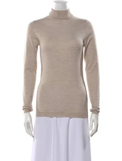 Pre-owned Brunello Cucinelli Cashmere Turtleneck Sweater W/ Tags In Neutral