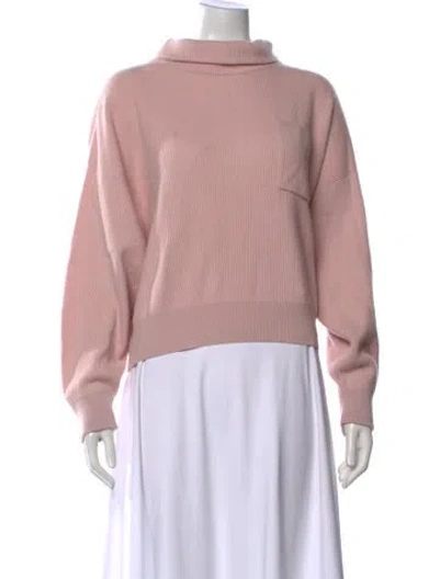 Pre-owned Brunello Cucinelli Cashmere Turtleneck Sweater W/ Tags In Pink