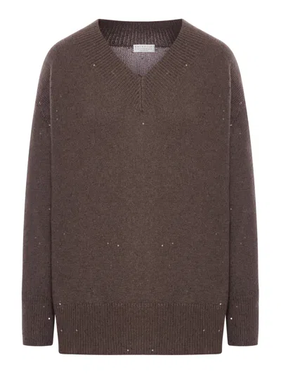 Brunello Cucinelli Cashmere V-neck Sweater