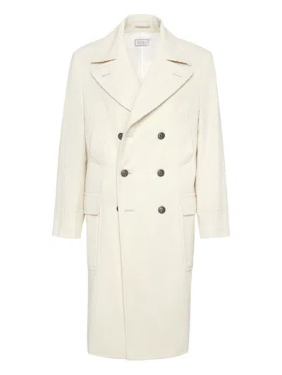 BRUNELLO CUCINELLI BRUNELLO CUCINELLI CASHMERE VELVET COAT