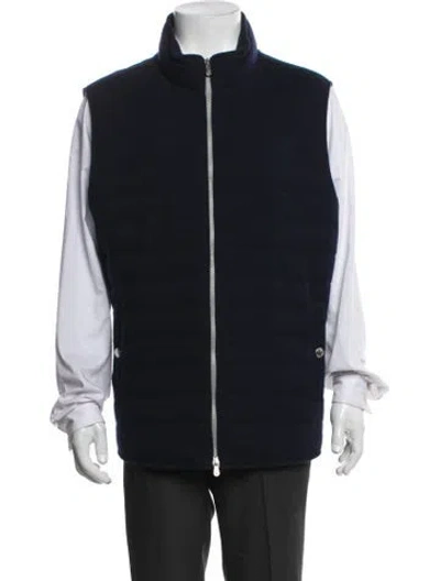Pre-owned Brunello Cucinelli Cashmere Vest In Blue