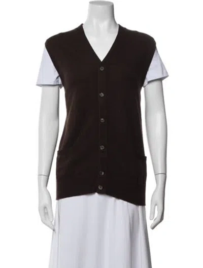 Pre-owned Brunello Cucinelli Cashmere Vest In Brown