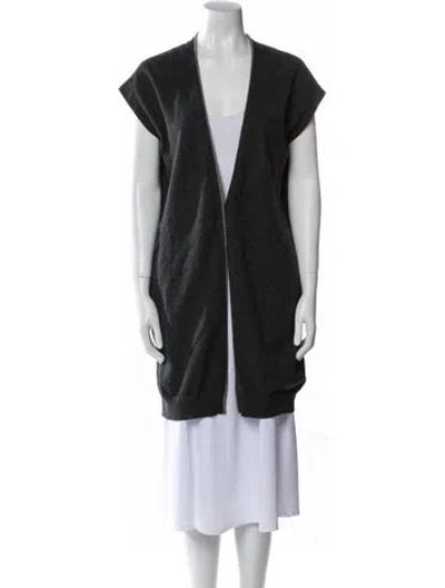 Pre-owned Brunello Cucinelli Cashmere Vest In Gray