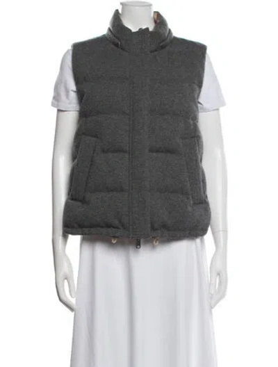 Pre-owned Brunello Cucinelli Cashmere Vest In Gray