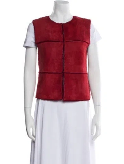 Pre-owned Brunello Cucinelli Cashmere Vest In Red