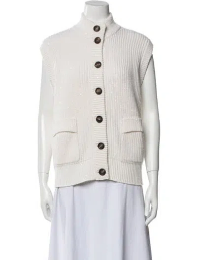 Pre-owned Brunello Cucinelli Cashmere Vest W/ Tags In Neutral