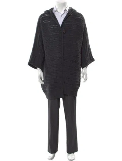 Pre-owned Brunello Cucinelli Cashmere V-neck Cardigan W/ Tags In Gray