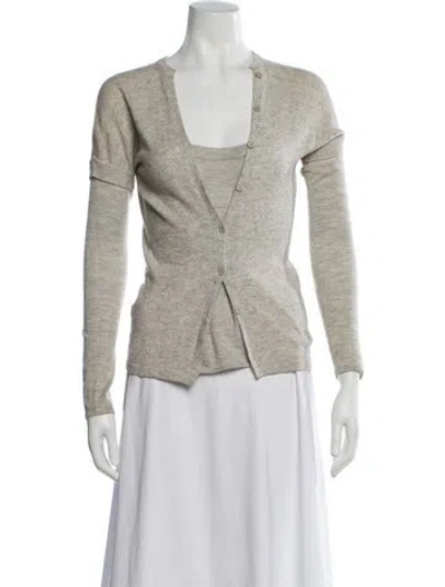 Pre-owned Brunello Cucinelli Cashmere V-neck Sweater
