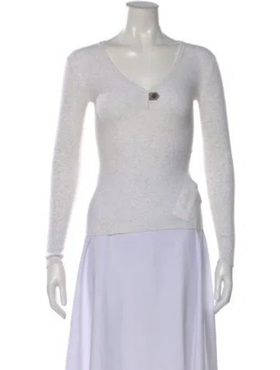 Pre-owned Brunello Cucinelli Cashmere V-neck Sweater