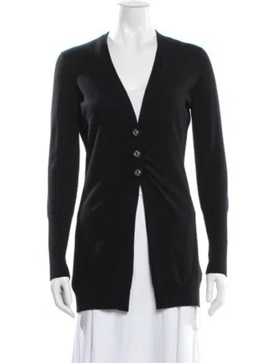 Pre-owned Brunello Cucinelli Cashmere V-neck Sweater In Black