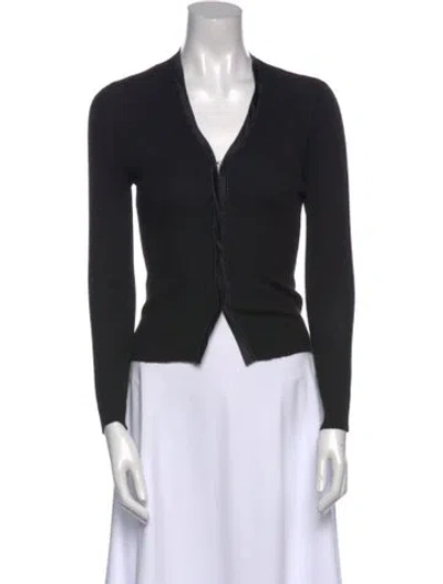 Pre-owned Brunello Cucinelli Cashmere V-neck Sweater In Blue