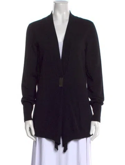 Pre-owned Brunello Cucinelli Cashmere V-neck Sweater In Blue