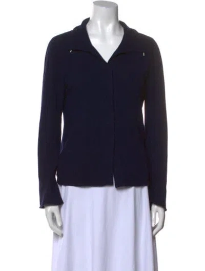 Pre-owned Brunello Cucinelli Cashmere V-neck Sweater In Blue