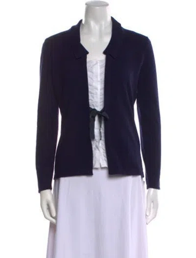 Pre-owned Brunello Cucinelli Cashmere V-neck Sweater In Blue